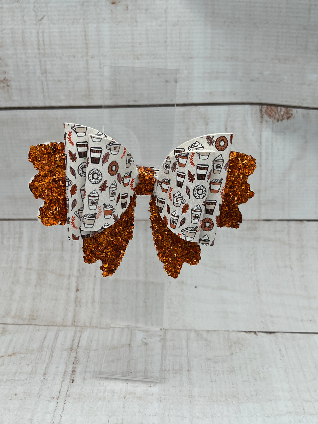 Pumpkin spice party bow